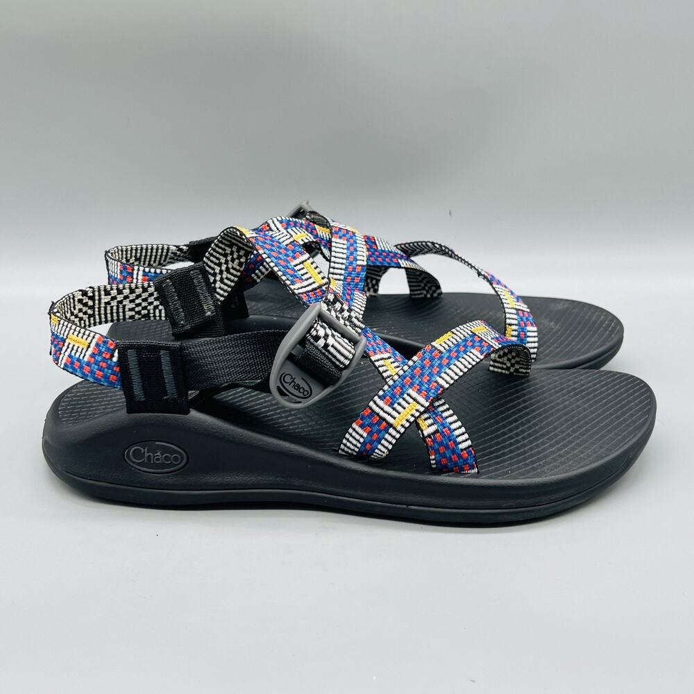 Chaco Sandals Womens 9 Multicolor Polyester Strappy Adjustable Hiking Shoes